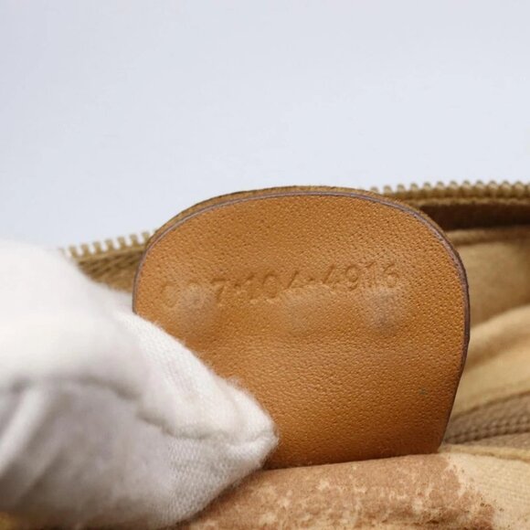 GUCCI Micro GG Supreme Shoulder Bag PVC Brown Gold - Picture 15 of 16